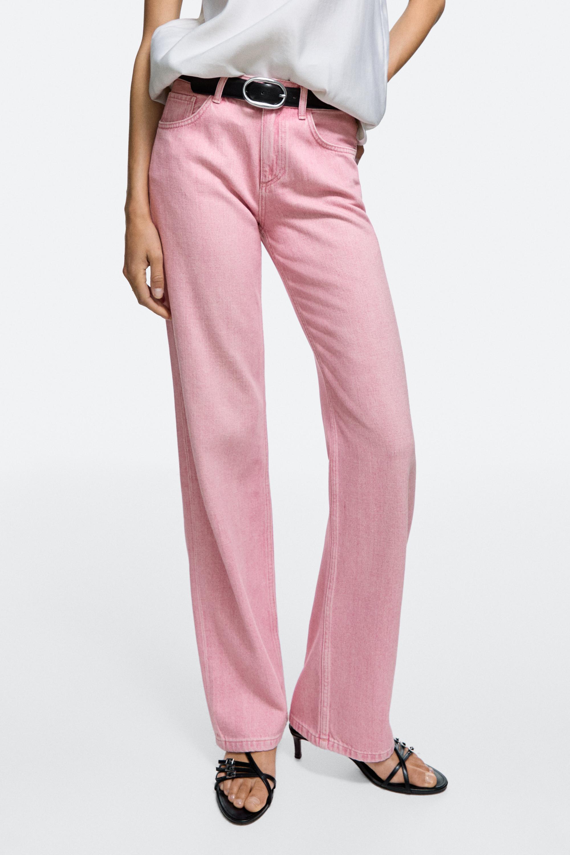 Jean straight taille basse